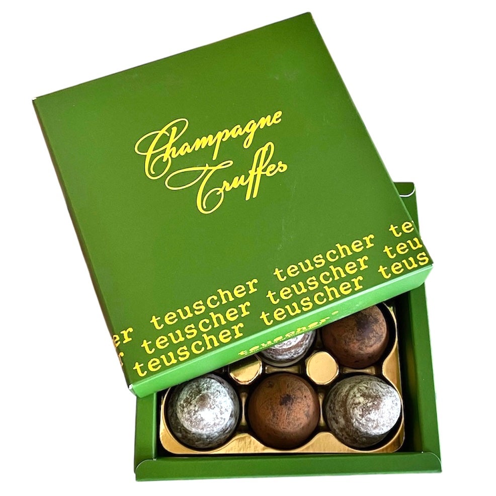 9 pieces Champagne Box | Teuscher Chocolates San Diego